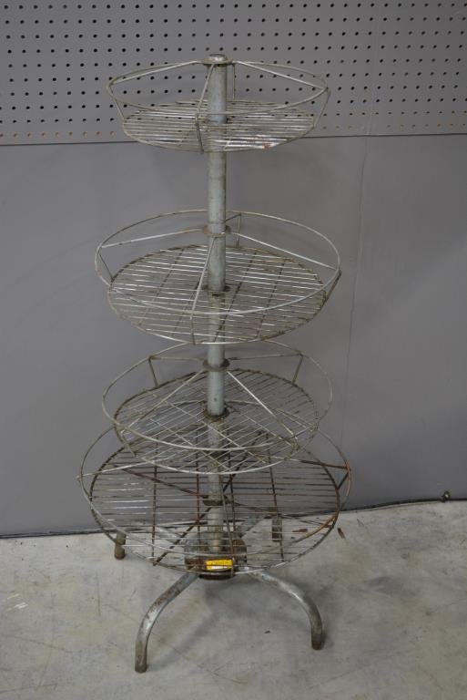 Wire Display Rack 44"H,  21" round (1 of 3)