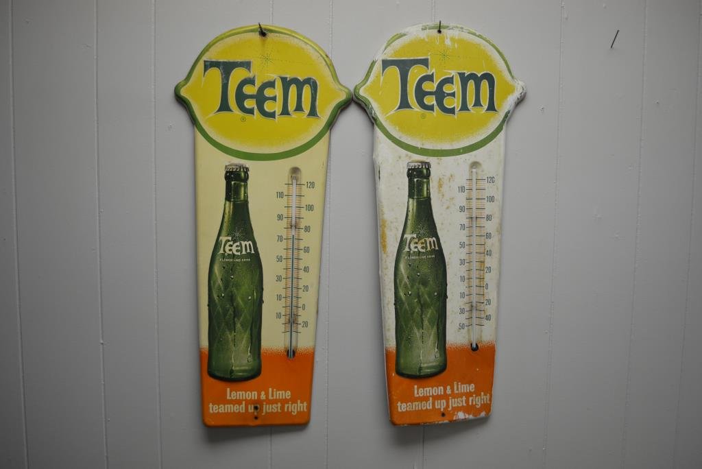 Teem Advertising Thermometer X2 28"  x   12"     ea. (1 of 4)