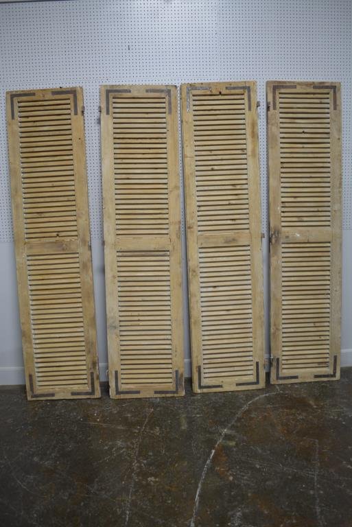 French Shutter X-4 94 3/4" x 23 1/4" ea.: French Shutter X-4 94 3/4" x 23 1/4" ea.