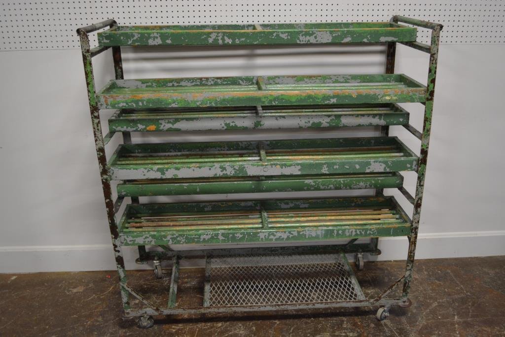 Industrial Warehouse Cart 54 1/2"H,  54 1/2"L,  21 (1 of 3)