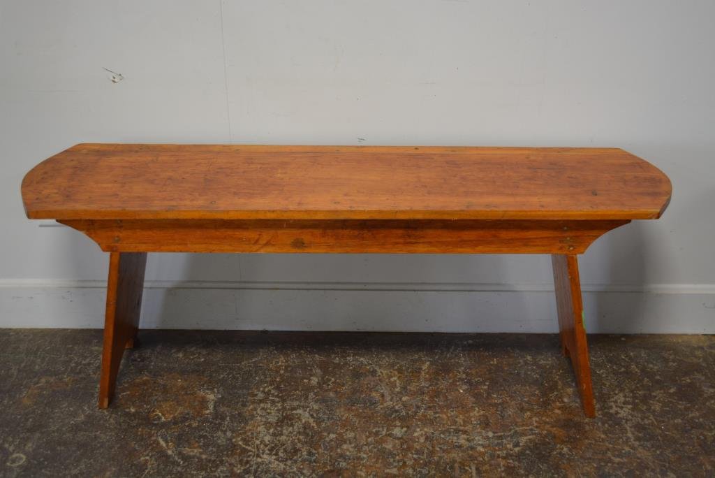 Pa. Pine Bench 24"H,  63"L,  16"W (1 of 4)
