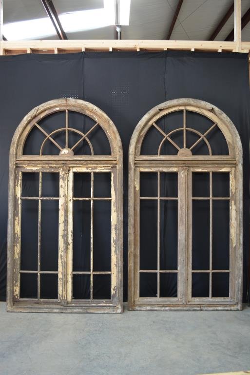 French Architectural Window Frame X-2 120 1/2"  x   64 (1 of 7)