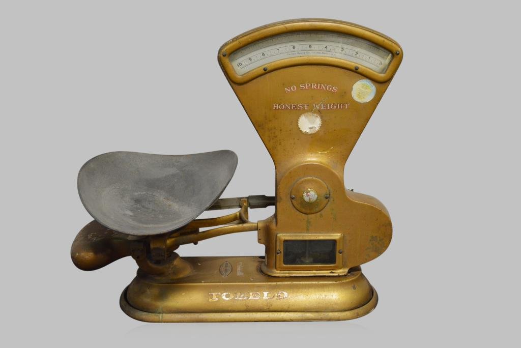 General Store Scale 26"H,  29"L,  21 3/4"W(scoop) (1 of 1)