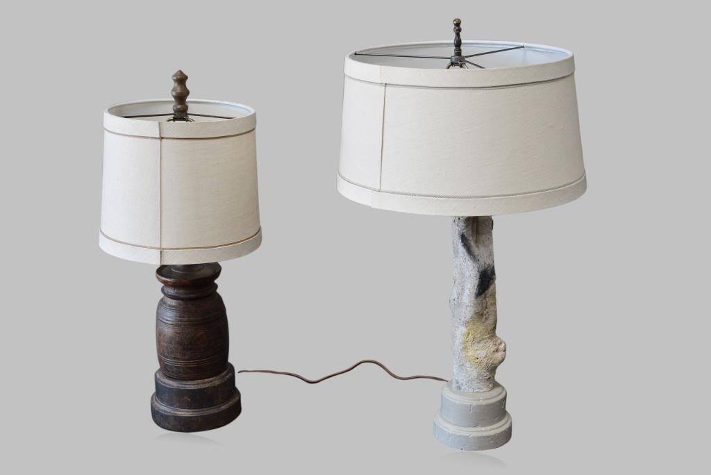 2pc. Lot of Decorative Lamps w/ Shade 23 1/2"H,  10 (1 of 1)