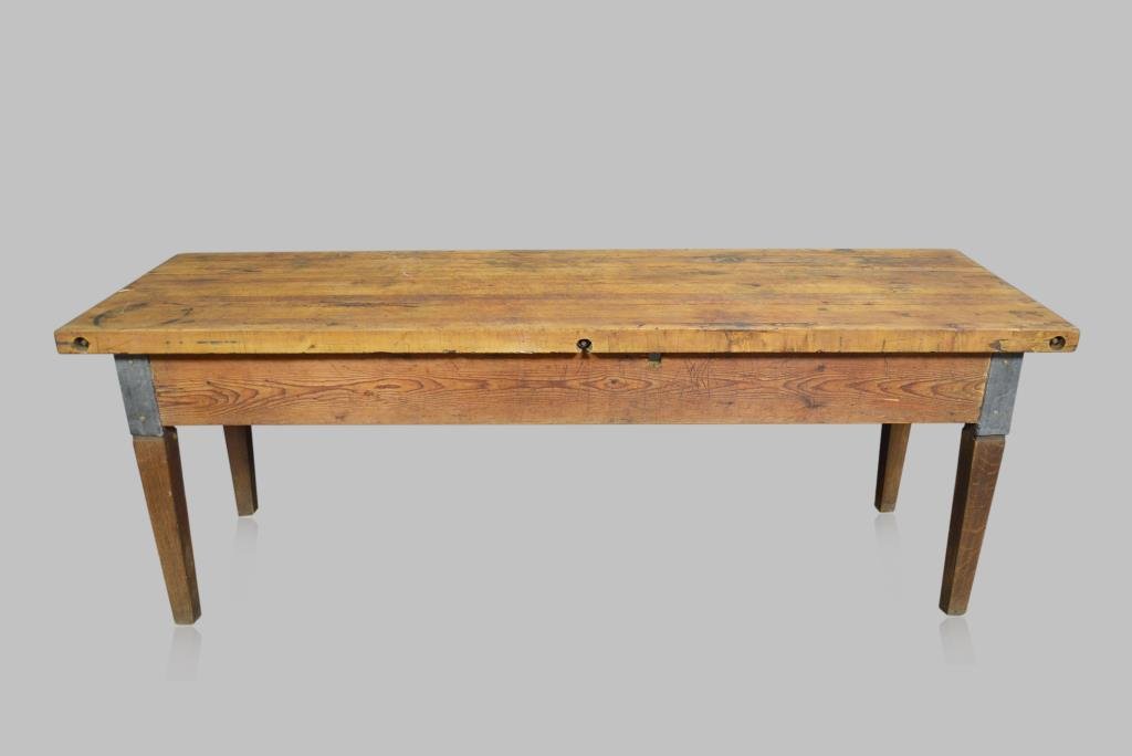 Country Store Butchering Table 32 3/4"H,  89 1/4"L,  27 (1 of 2)