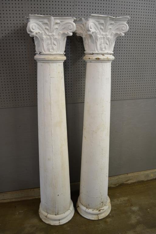 Wood Architectural Column w/ Zinc Capital X-2 (1 of 2)