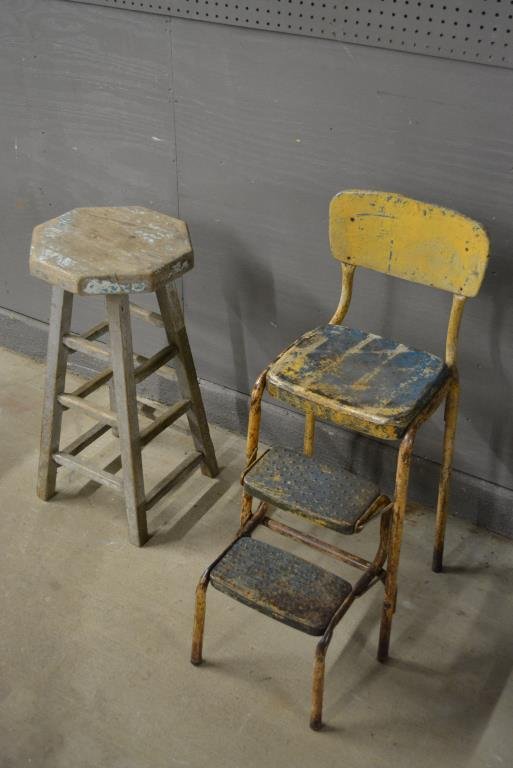 2pc. Stool Lot (1 of 1)