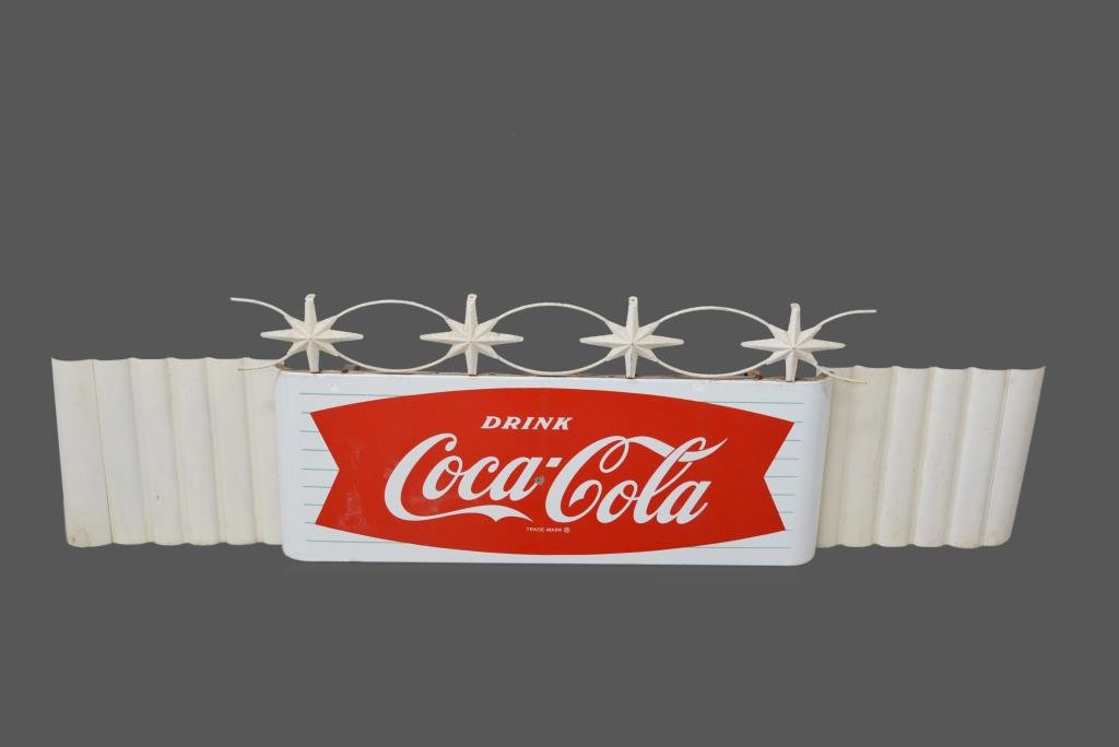 Coca-Cola Sign/ Metal 23" x 79": Coca-Cola Sign/ Metal 23" x 79"