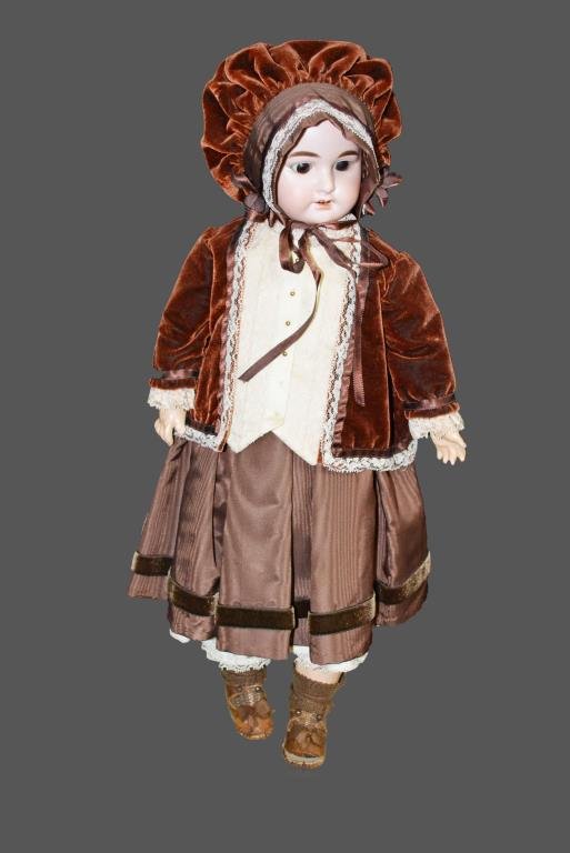 Bisque French Doll w/ All Original Clothes *Jean Hess (1 of 3)