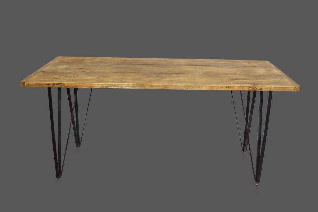 Mid-Century Modern Work Table 34"H,   75 1/4"L,   33 (1 of 2)