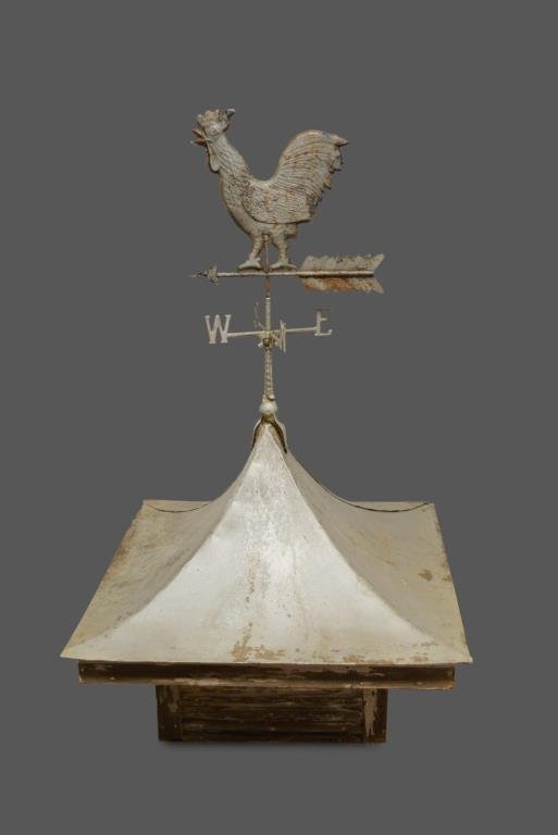 Barn Cupula w/ Rooster Weathervane 62"H,   36 1/4"  x (1 of 3)