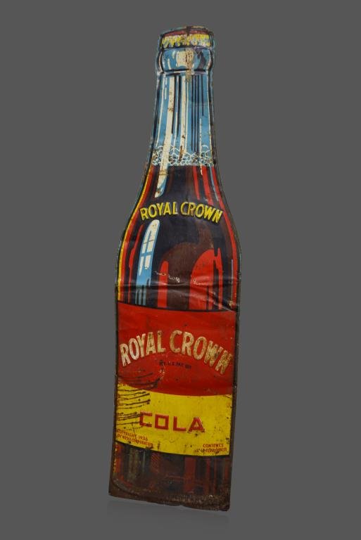 RC Cola Bottle Sign metal 58 1/2" x 15 3/4": RC Cola Bottle Sign metal 58 1/2" x 15 3/4"
