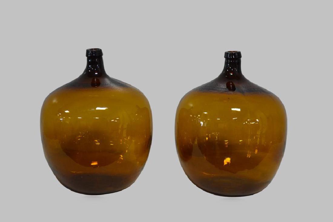 Early 19th Cen. Hand Blown French Demijohn (1 of 2)