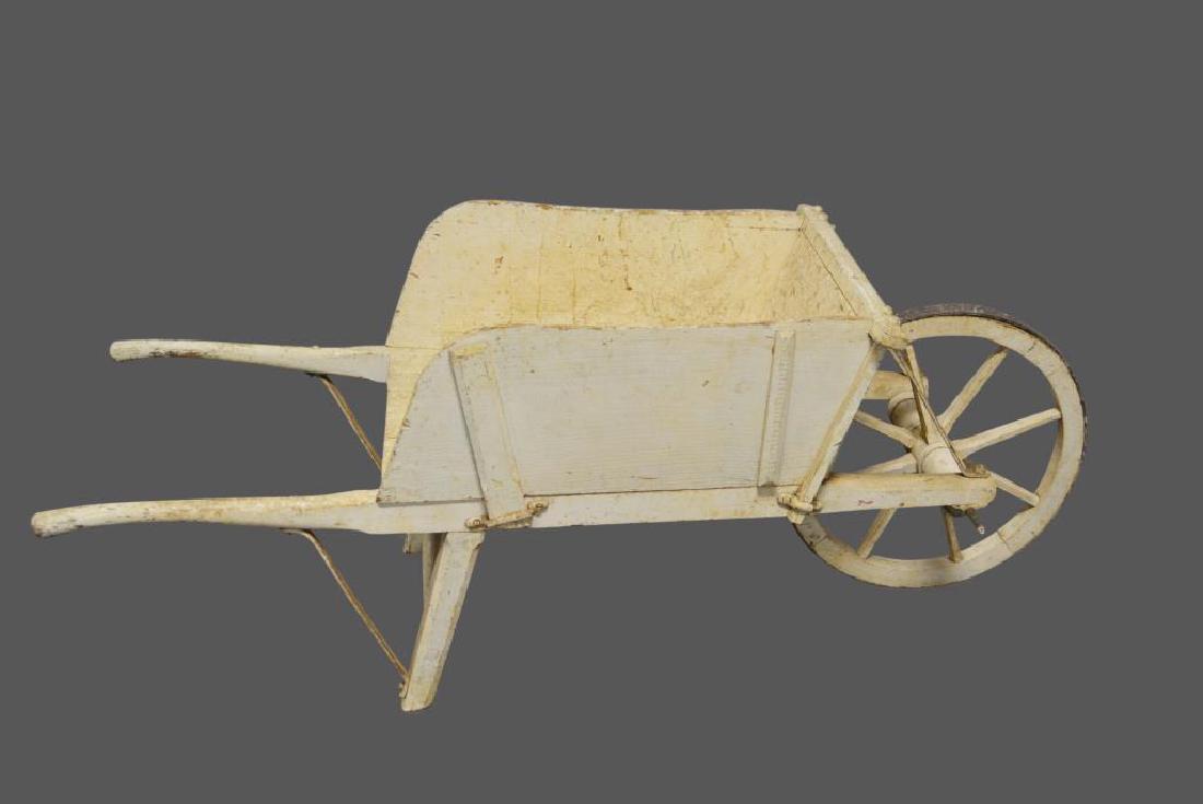 Painted Pa. Wheelbarrow 26"H,   27 1/2"  x    68" (1 of 4)