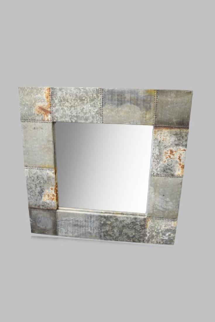 Modern Zinc Framed Mirror May 18 2021 Kamelot Auctions In Pa