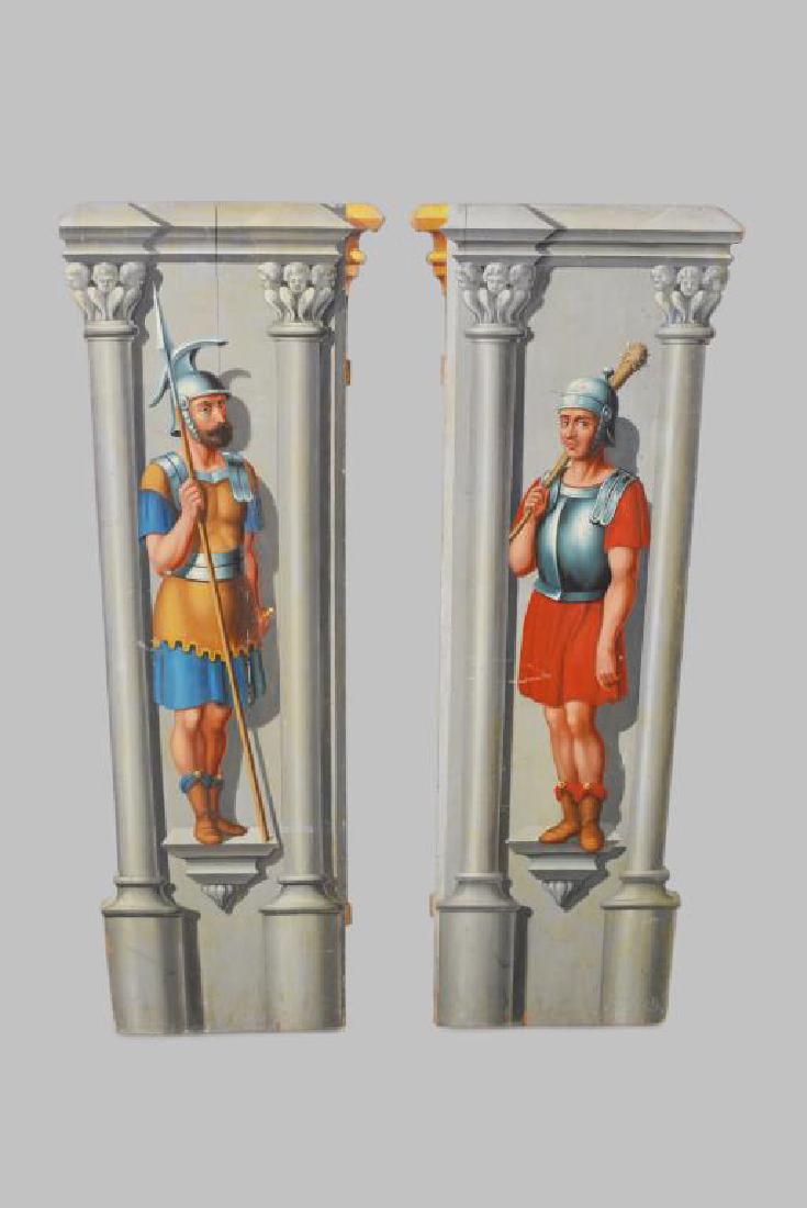 19th Century Painted Religious Panel (1 of 1)