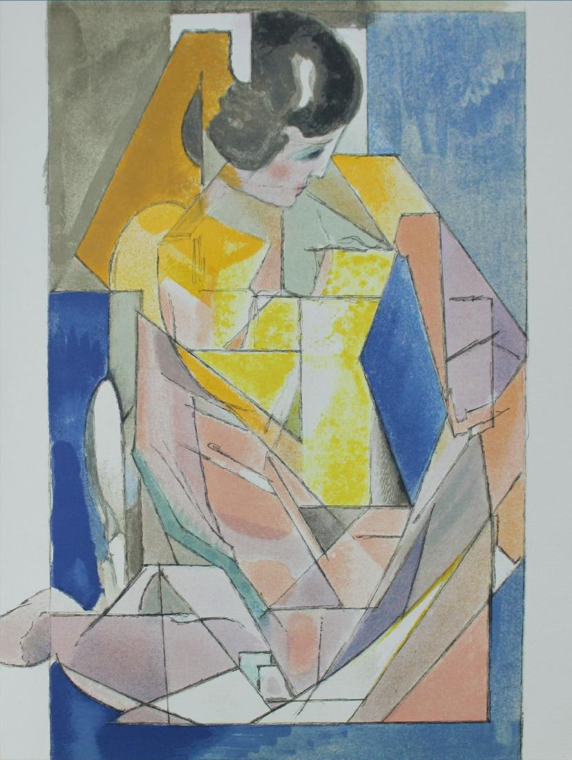 Jacques Villon - "Portrait d'une jeune fille" from (1 of 2)