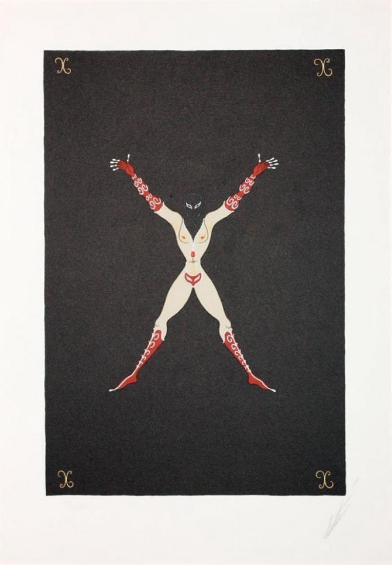 Erte "Letter X" (1 of 3)