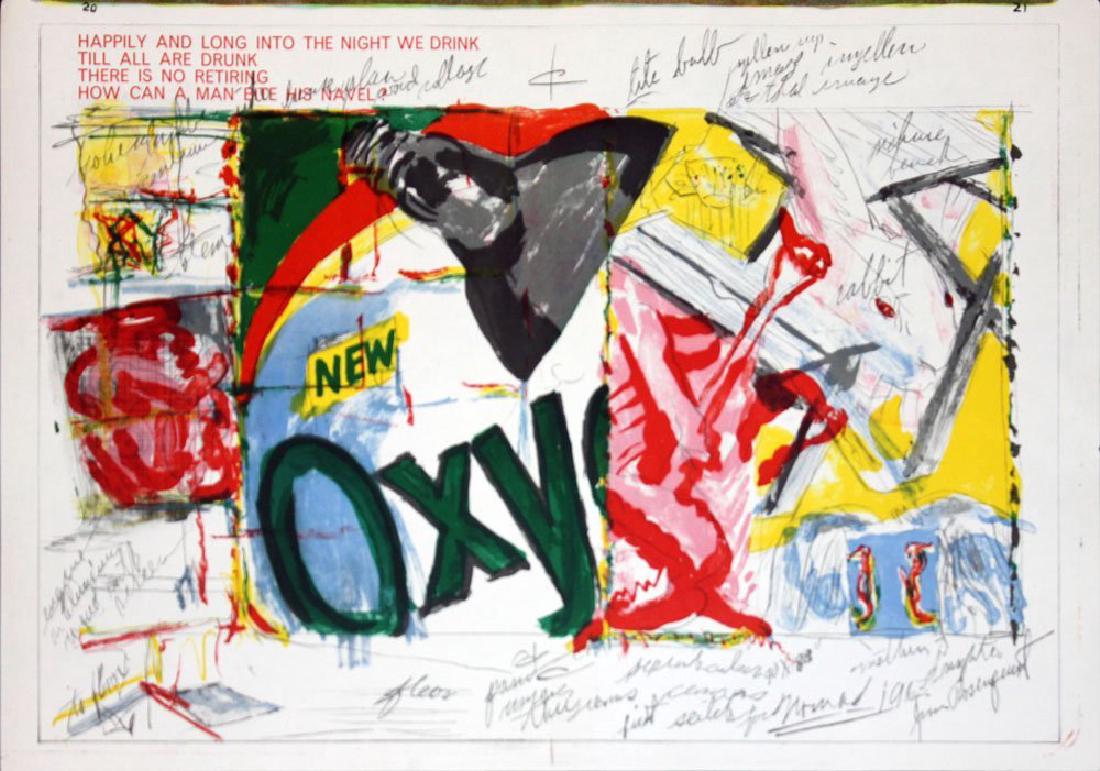 James Rosenquist, from One Cent Life: Artist: James Rosenquist Title: Untitled Year: 1964 Suite: One Cent Life Medium: Original lithograph Edition: From the rare limited edition Printer: Maurice Beaudet, Paris Publisher: EW