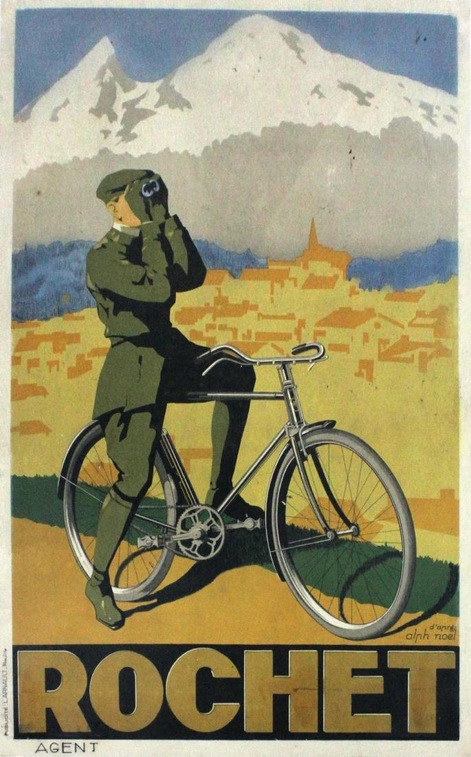 Cycles Rochet vintage poster by Alph Noel (1 of 1)
