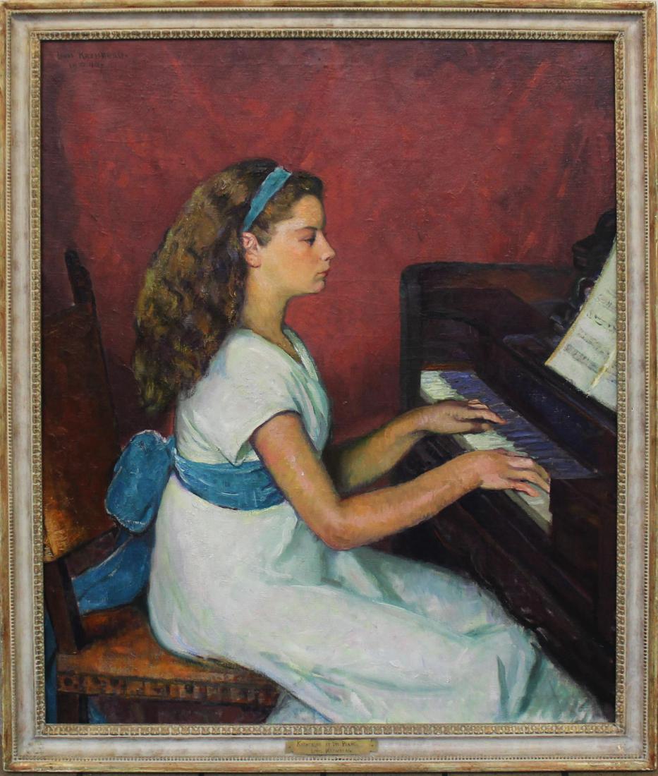 Louis Kronberg "Katherine at the Piano" (1 of 3)