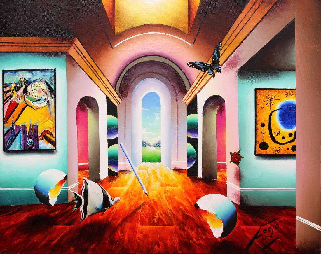 Ferjo - Untitled (Surrealist Hallways) (1 of 1)