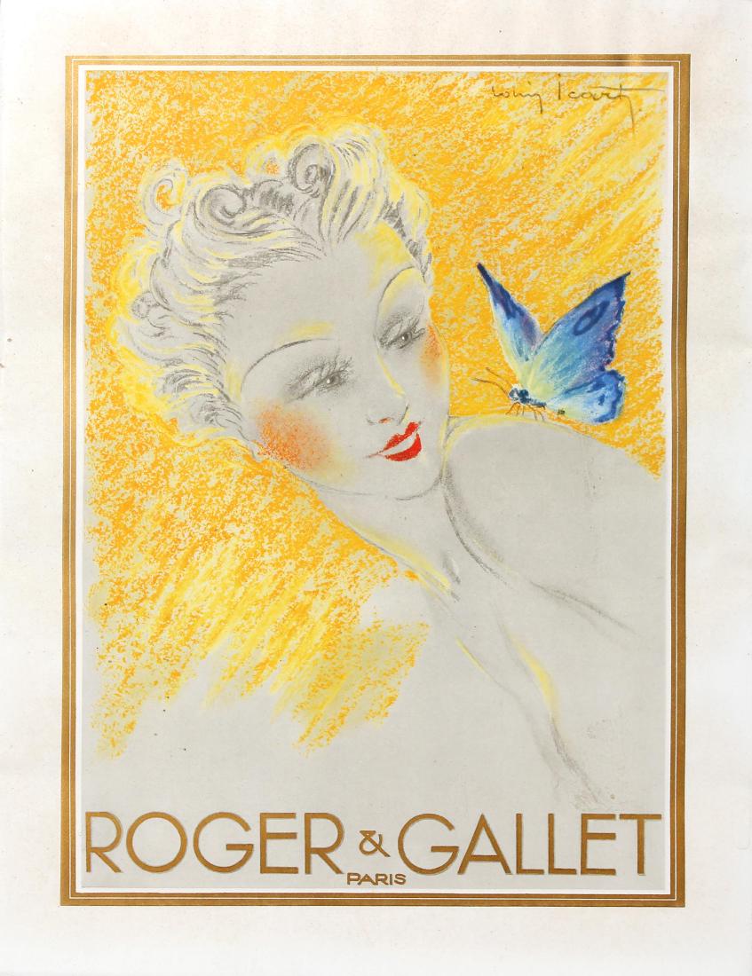 Roger & Gallet Vintage Perfume Ad by Louis Icart (1 of 2)