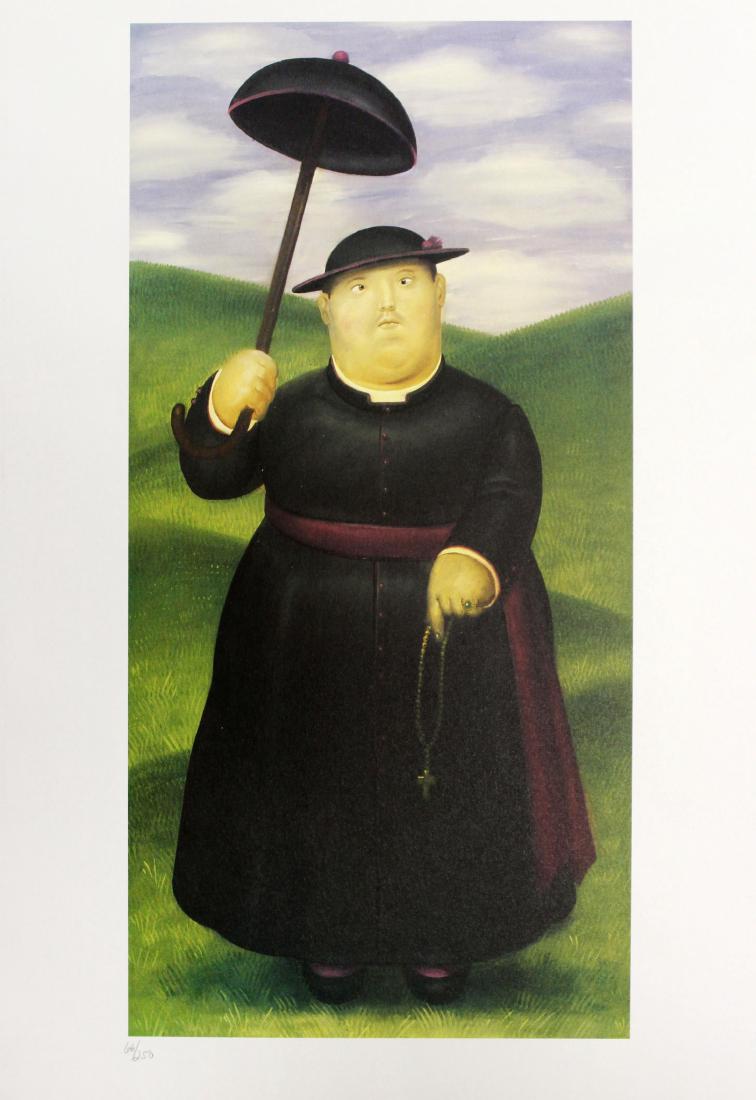 Fernando Botero (after) - Walk in the Hills: Artist: Fernando Botero (after) Title: Walk in the Hills Year: 1983 Dimensions: 16in. by 12in. Edition: 66 from the limited edition of 200 Publisher: Harry N. A