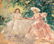 Louis Icart - Lunch in the Garden
