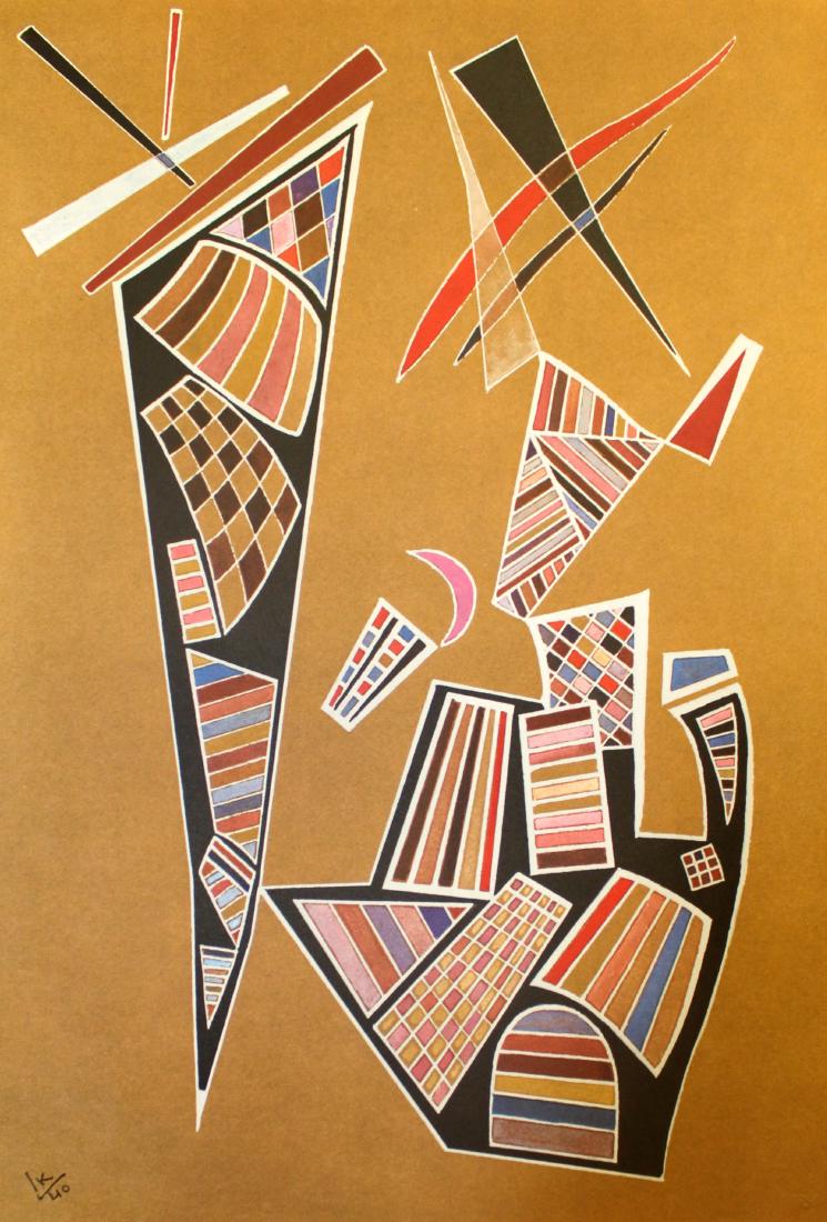 Wassily Kandinsky - Tavola 19: Artist: Wassily Kandinsky Title: Tavola 19 Year: 1961 Dimensions: 13.5in. by 19in. Edition: 403 from the limited edition of 450 Publisher: Grafiche Milani Edit