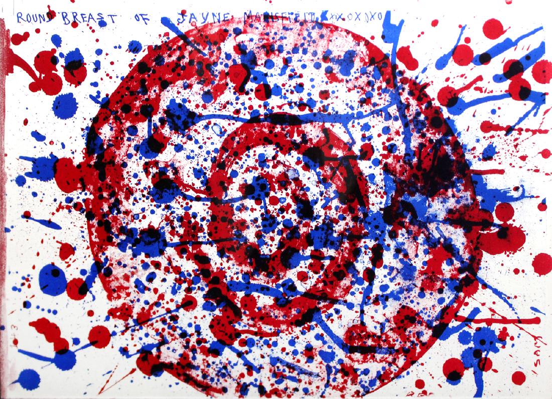 Sam Francis "Round Breast of Jayne Mansfield" (1 of 1)