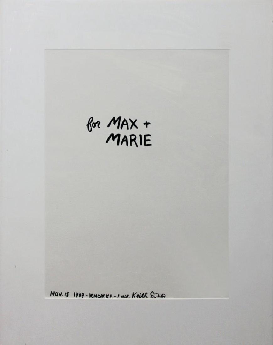 Keith Haring "For Max + Marie" (1 of 3)
