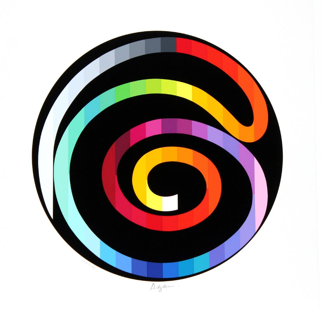 Yaacov Agam - Message of Peace III: Artist: Yaacov Agam Title: Message of Peace III Year: 1980 Dimensions: 14in. by 14in. Edition: 200 from the limited edition of 270 Publisher: Todd brassner Fine