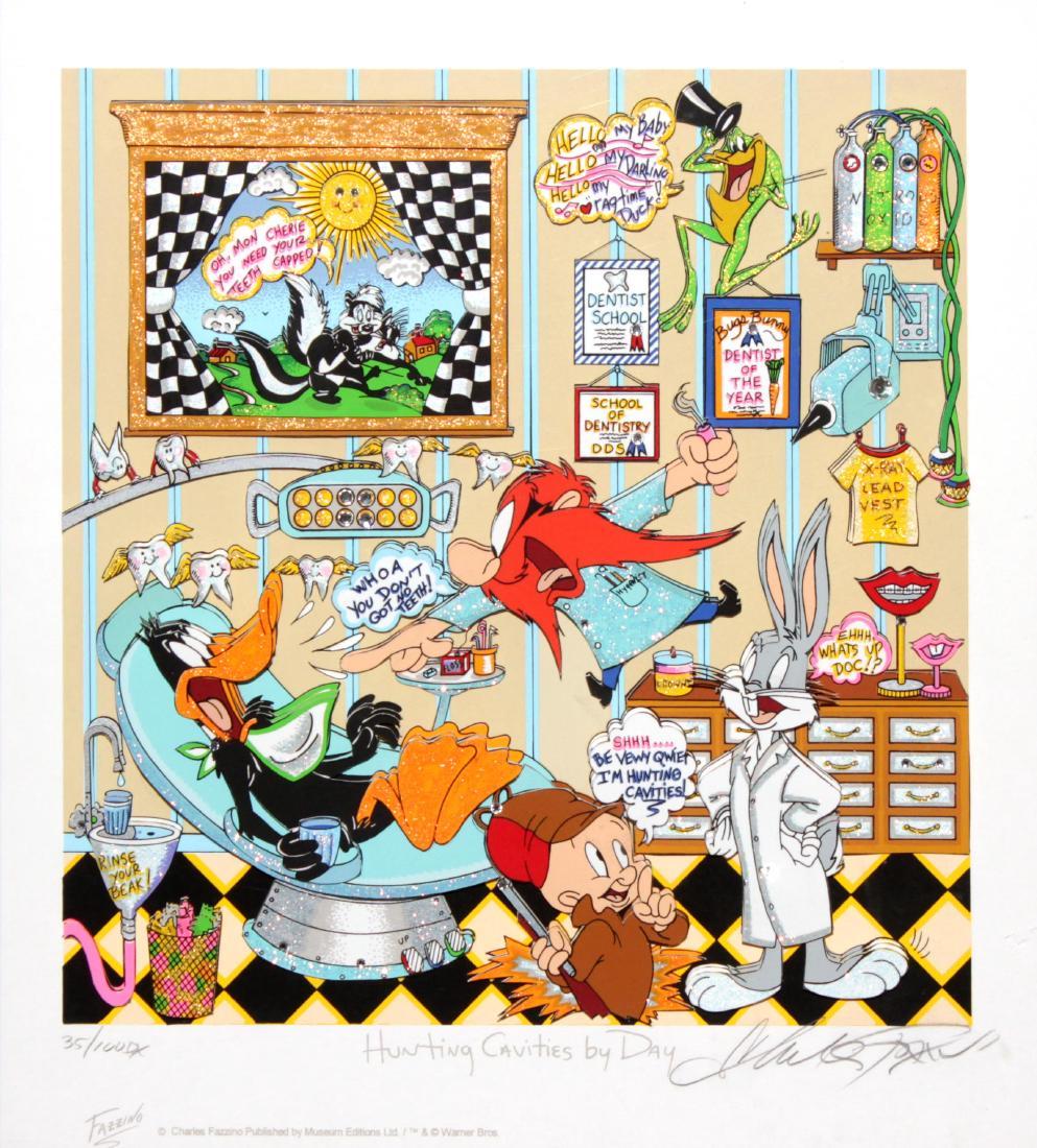 Charles Fazzino - Hunting Cavities by Day (1 of 2)