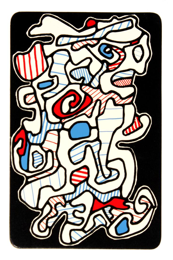 Jean Dubuffet - 5: Le Gitan (from Banque a l'Hourlope) (1 of 3)