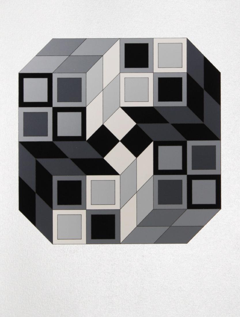 Victor Vasarely - Untitled Abstract #5 (1 of 3)