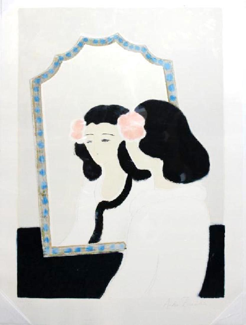 Andre Brasilier "Untitled": Artist: Andre Brasilier Title: Untitled Medium: Original lithograph in colors on paper Size: 21" x 29 1/2" Edition: 102 from the limited edition of 175 Signature: Signed and numbered by the artist in