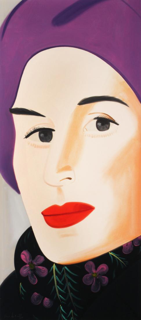 Alex Katz - Purple Hat (Ada) (1 of 2)