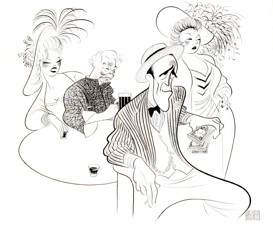 Al Hirschfeld - TV Suite (Six Lithograph) (1 of 6)
