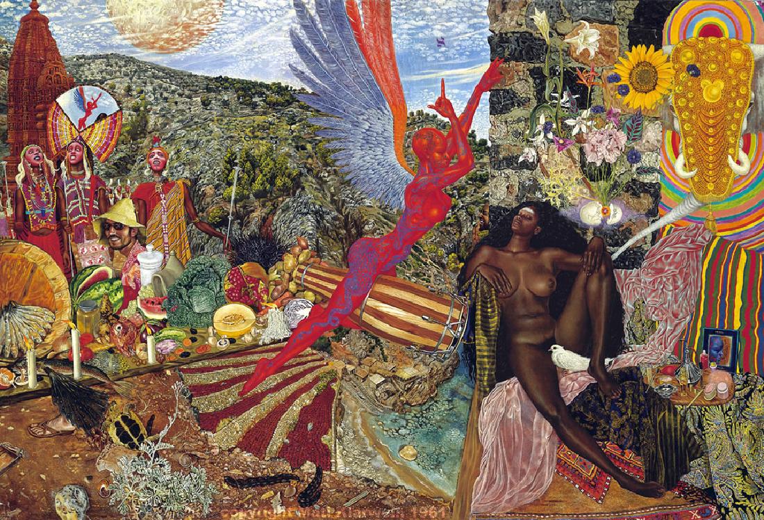 Mati Klarwein - Annunciation (Abraxas album cover) (1 of 3)