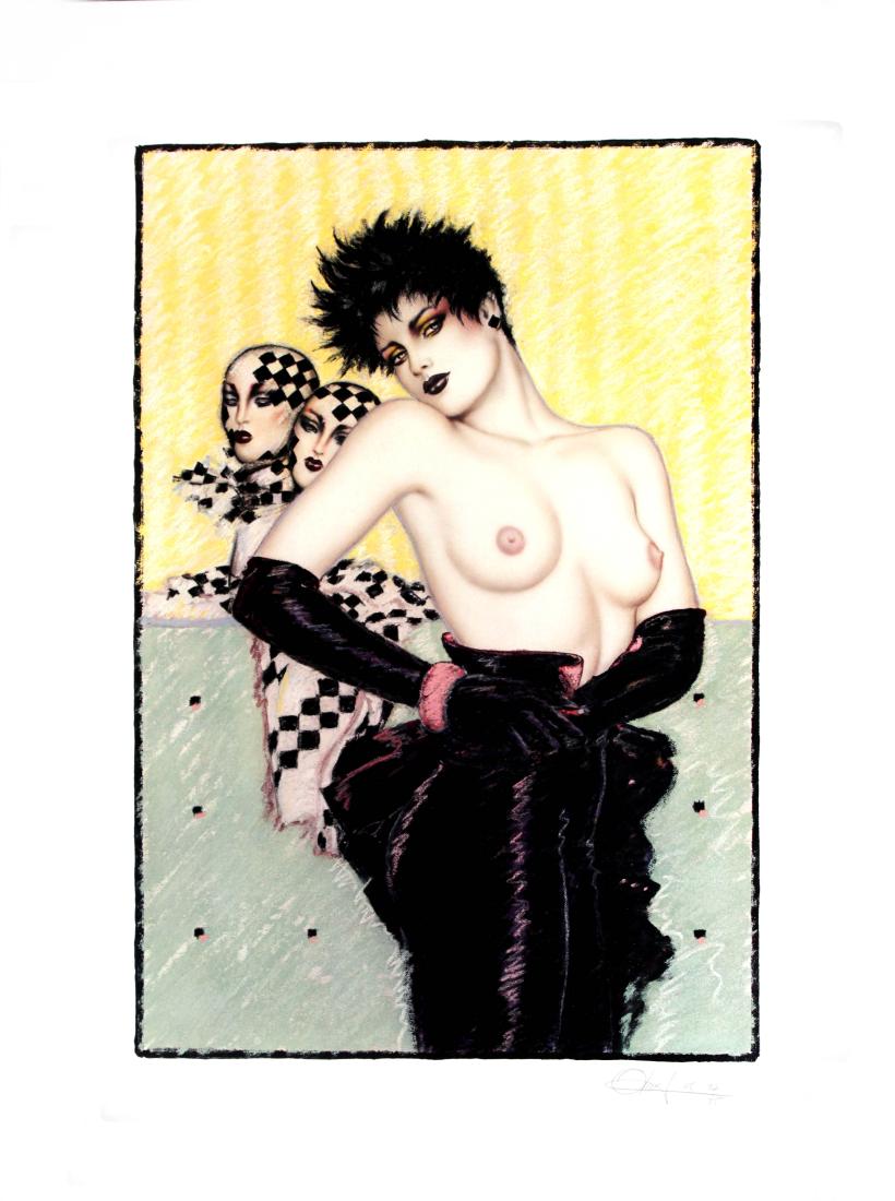 Olivia de Berardinis - Checkerboard Pinup (1 of 2)