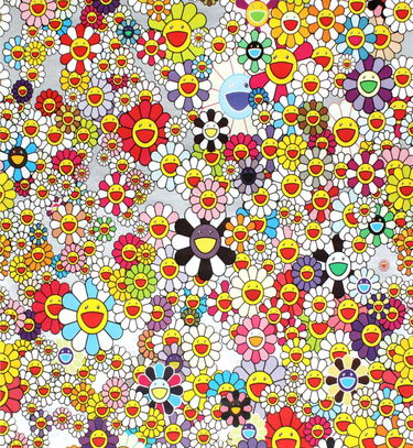 Takashi Murakami Cosmos Wallpaper 2 5 Ft Section Apr 26 Takashi Murakami Cosmos Wallpaper 2 5 Ft Section Apr 26