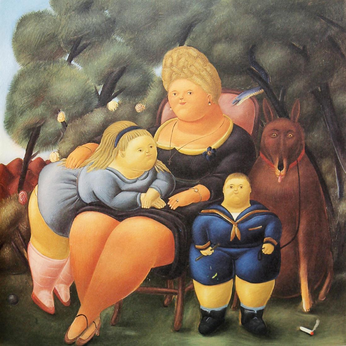 Fernando Botero (after) - Family: Artist: Fernando Botero (after) Title: Family Year: 1983 Dimensions: 16in. by 12in. Edition: From the limited edition of 200 Publisher: Harry N. Abrams Inc. New