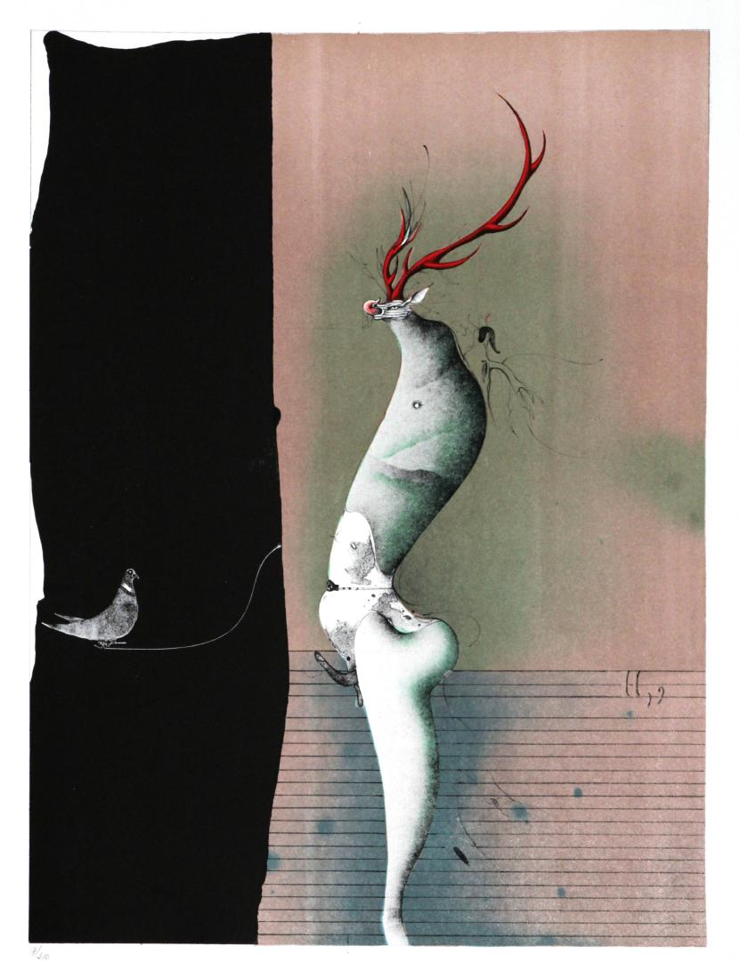 Paul Wunderlich - Untitled from "Song of Songs" (1 of 2)