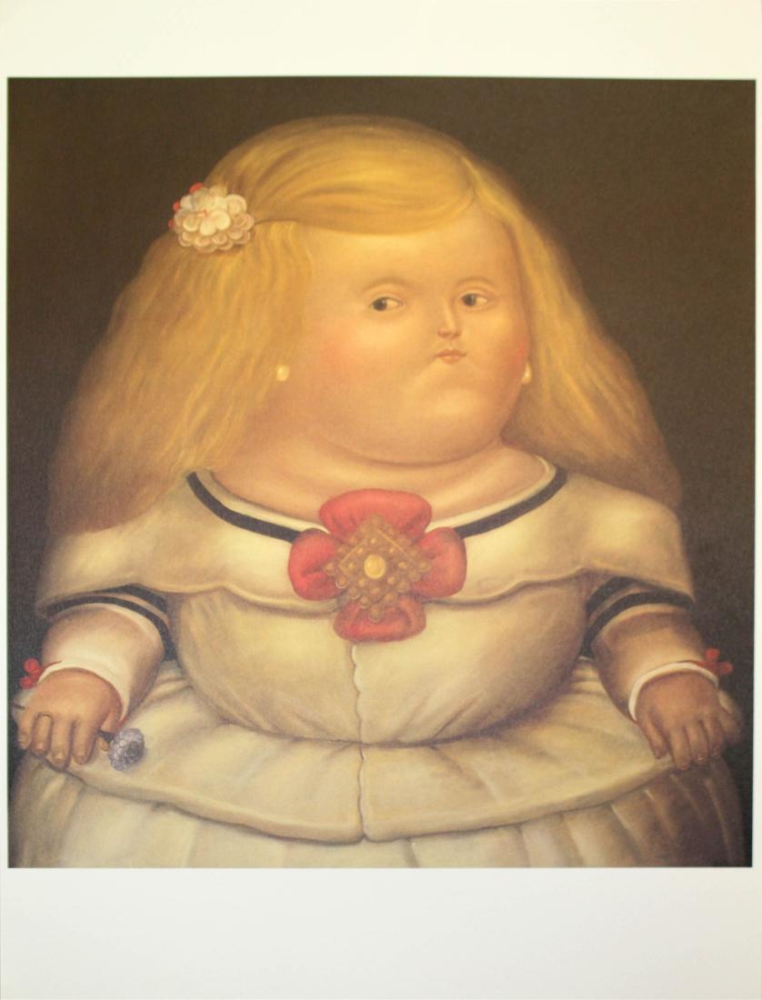 Fernando Botero (after) - Menina after Velazquez: Artist: Fernando Botero (after) Title: Menina after Velazquez Year: 1983 Dimensions: 16in. by 12in. Edition: Numbered from the limited edition of 200 Publisher: