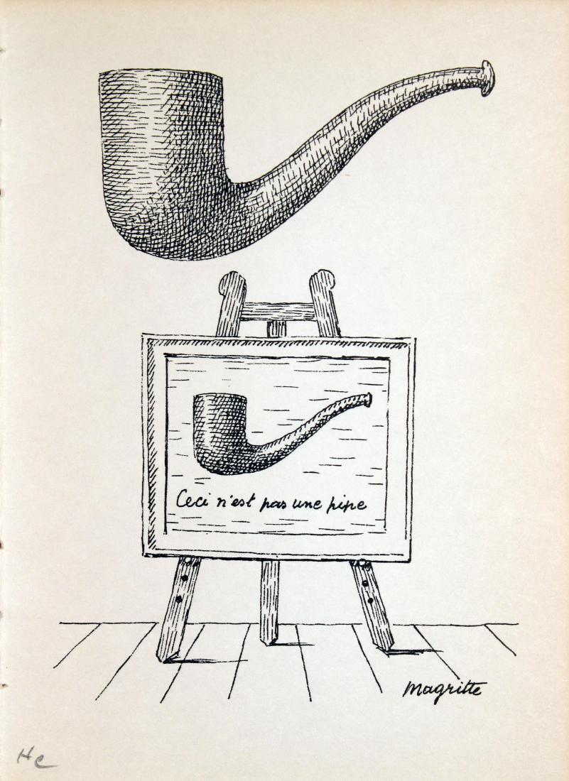 Rene Magritte - Untitled (Pipe) (1 of 2)