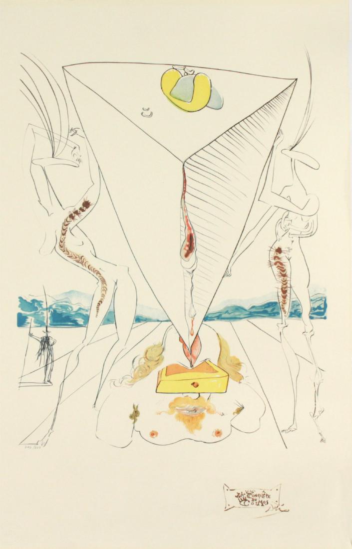 Salvador Dali - Philosopher Crushed By The Cosmos (1 of 4)