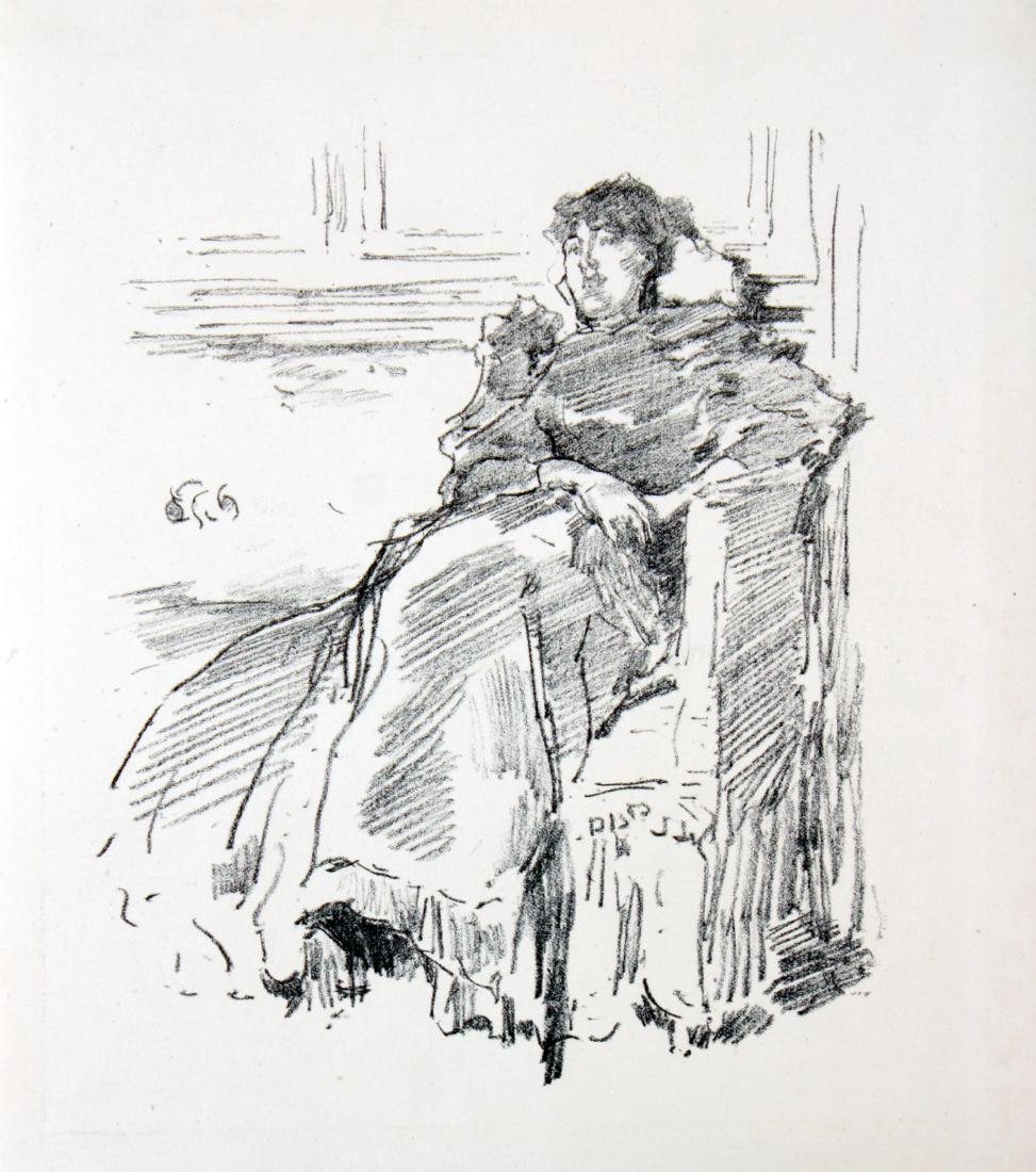 James McNeill Whistler - La Robe Rouge (1 of 1)