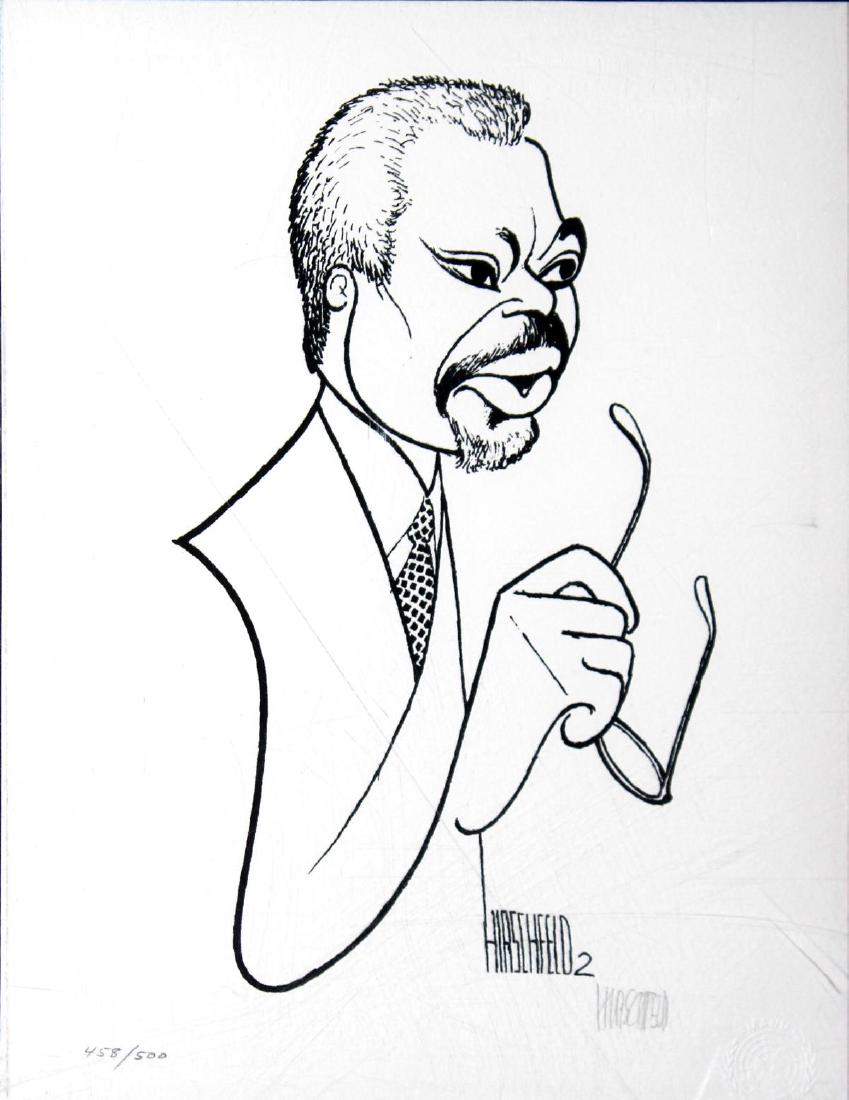 Al Hirschfeld - Kofi Anan (1 of 2)