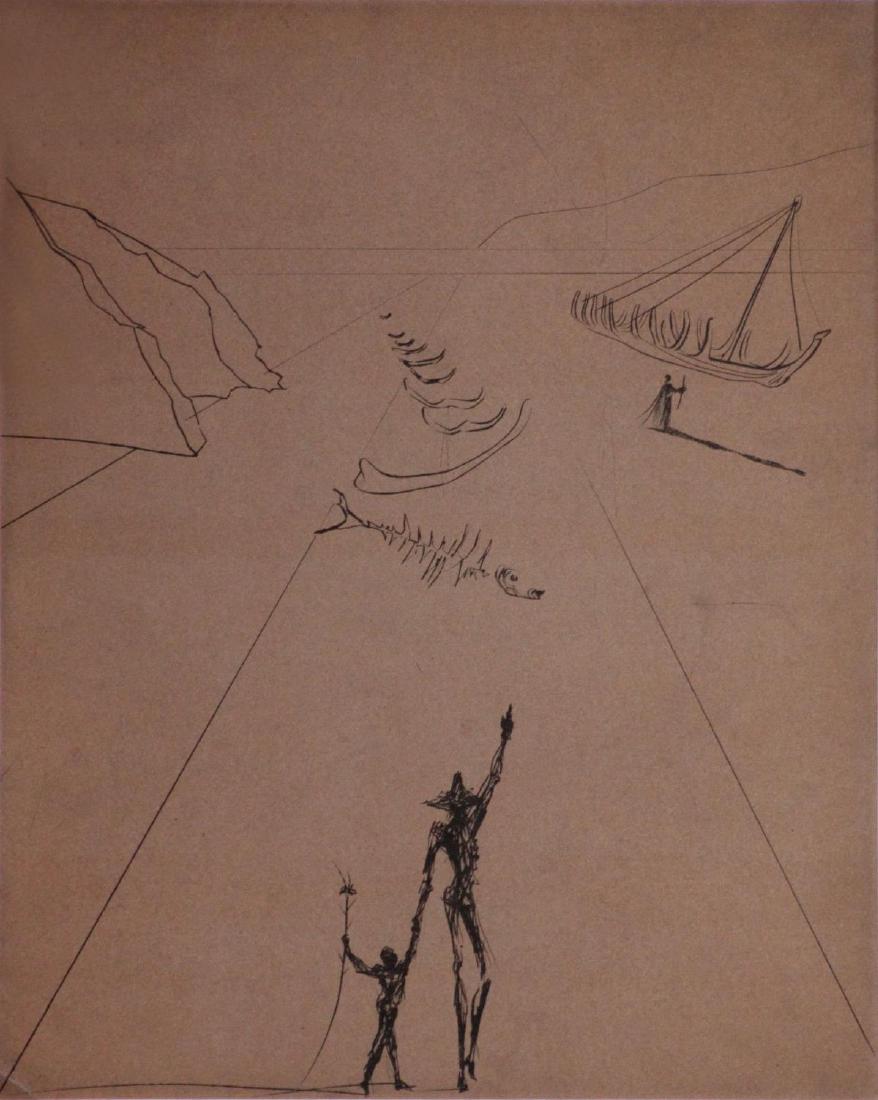 Salvador Dali - Untitled from "The Old Man and the Sea" (1 of 1)